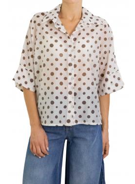 Camicia con pois